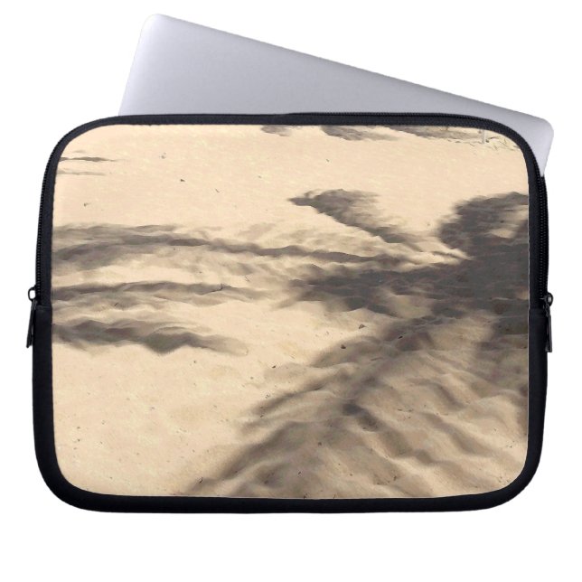 Protection Pour Ordinateur Portable Ombres sur le sable (Devant)