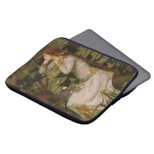Protection Pour Ordinateur Portable Ophélie par l'étang par John William Waterhouse