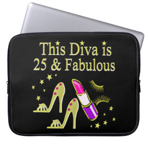 PROTECTION POUR ORDINATEUR PORTABLE OR 25 ET CONCEPTION DIVA FABULEUSE