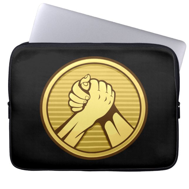 Protection Pour Ordinateur Portable Or pauvre (Devant)