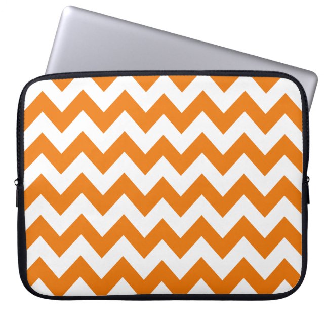 Protection Pour Ordinateur Portable Orange Bold Chevron (Devant)