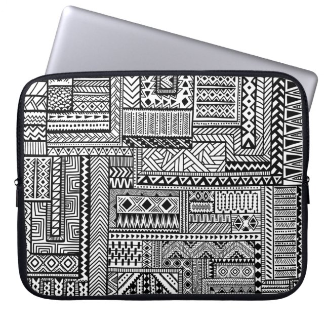 Protection Pour Ordinateur Portable Ornement ethnique (Devant)