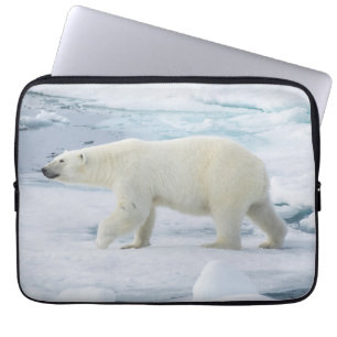 Protection Pour Ordinateur Portable Ours polaire marchant, Norvège