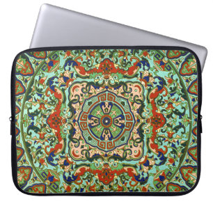 Protection Pour Ordinateur Portable Panneau géométrique Oriental classique