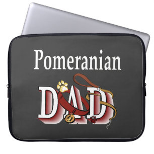 Protection Pour Ordinateur Portable Papa Pomeranien