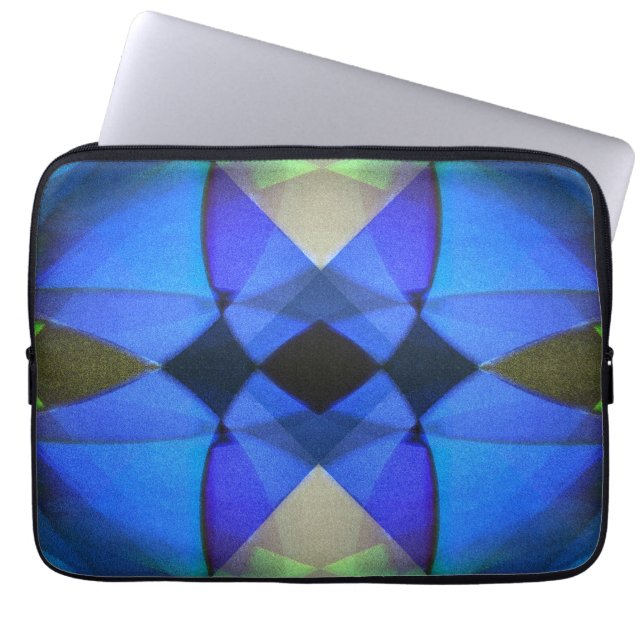 Protection Pour Ordinateur Portable Papillon bleu (Devant)