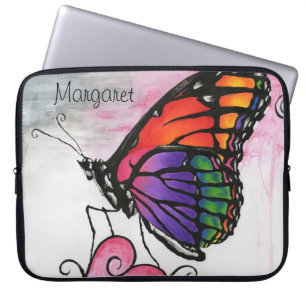 Protection Pour Ordinateur Portable Papillon Monarque Arc-en-Ciel Original Fantastique