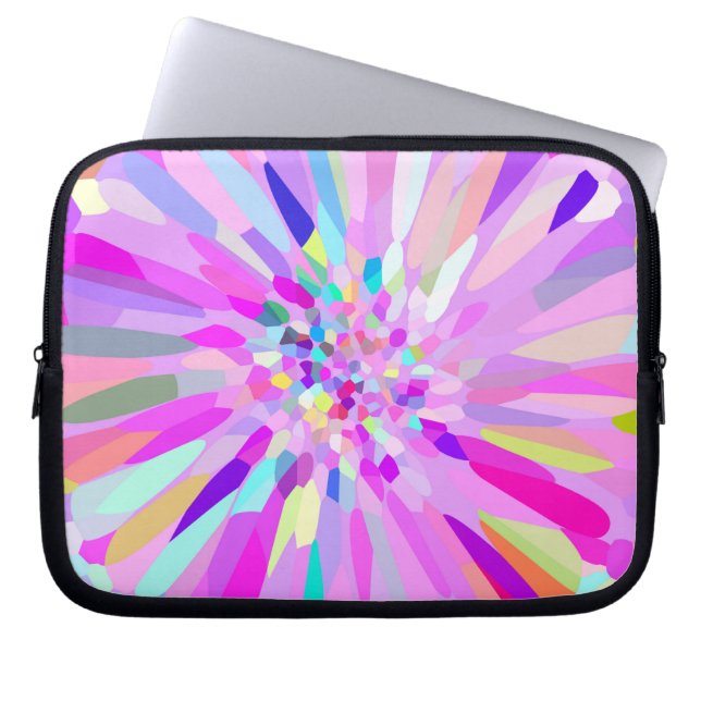Protection Pour Ordinateur Portable Pastel aux Fleurs Confetti (Devant)