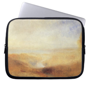 Protection Pour Ordinateur Portable Paysage avec une baie lointaine par Joseph Turner