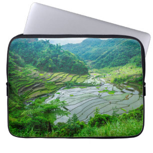 Protection Pour Ordinateur Portable Paysage en terrasse sur le riz, Philippines