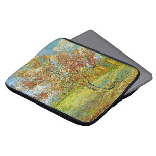 Protection Pour Ordinateur Portable Peach Tree rose en fleurs par Vincent van Gogh