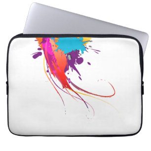 Protection Pour Ordinateur Portable Peinture à papillon exotique Abstraite