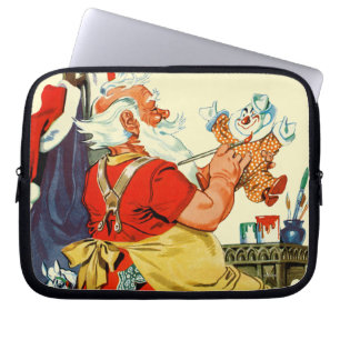 Protection Pour Ordinateur Portable Père Noël au travail