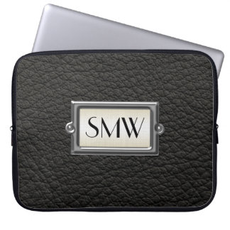 Protection Pour Ordinateur Portable Personnalisation masculine exécutive à 3 lettres m