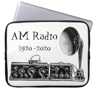 Protection Pour Ordinateur Portable Personnaliser récepteur radio AM Vintage