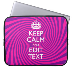Protection Pour Ordinateur Portable Personnalisez votre Conserver calme et cadeau Hot