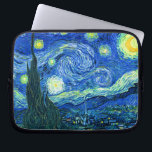 Protection Pour Ordinateur Portable PixDezines Van Gogh Starry Nuit / St. Remy<br><div class="desc">Le célèbre tableau de Van Gogh, "La nuit étoilée". Peint lors de son séjour à l'asile de Saint Rémy dans les années 1880, van Gogh dépeignait les collines ondulantes et les cyprès qu'il voyait depuis sa fenêtre. numériquement amélioré par PixDezines. Copyright © 2008-2016 PixDezines.com™ et PixDezines™ sur zazzle.com. Tous droits...</div>
