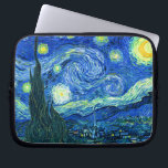 Protection Pour Ordinateur Portable PixDezines Van Gogh Starry Nuit / St. Remy<br><div class="desc">Le célèbre tableau de Van Gogh, "La nuit étoilée". Peint lors de son séjour à l'asile de Saint Rémy dans les années 1880, van Gogh dépeignait les collines ondulantes et les cyprès qu'il voyait depuis sa fenêtre. numériquement amélioré par PixDezines. Copyright © 2008-2016 PixDezines.com™ et PixDezines™ sur zazzle.com. Tous droits...</div>