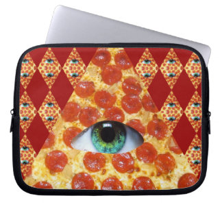 Protection Pour Ordinateur Portable Pizza d'Illuminati