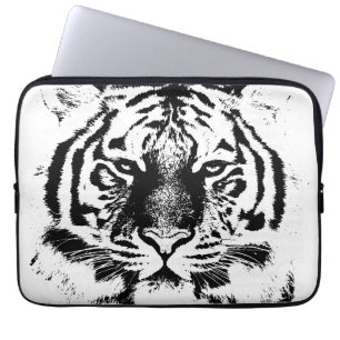 Protection Pour Ordinateur Portable Plan rapproché 2 de visage de tigre