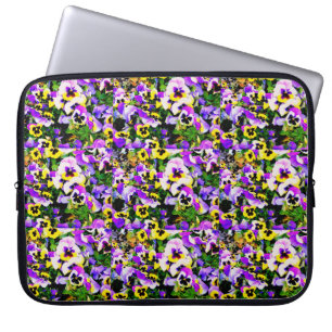 Protection Pour Ordinateur Portable pochette de fleurs de pansement