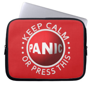 Protection Pour Ordinateur Portable Pochette de l'ordinateur portable Panic Button