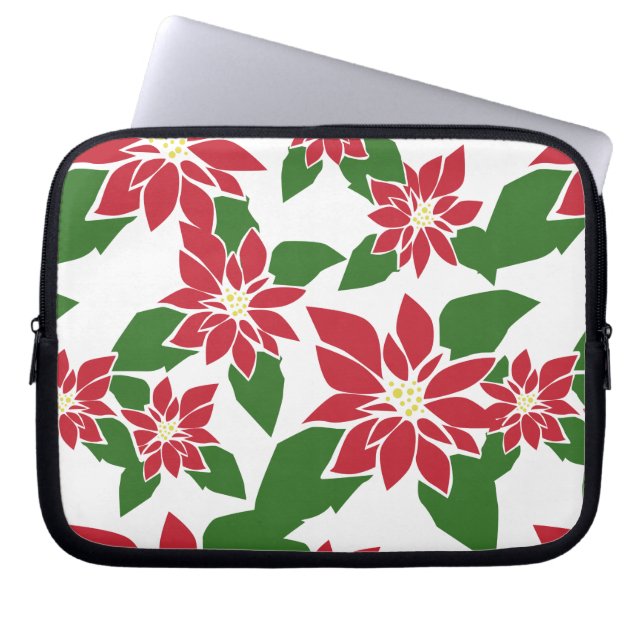 Protection Pour Ordinateur Portable Poinsettia (Devant)