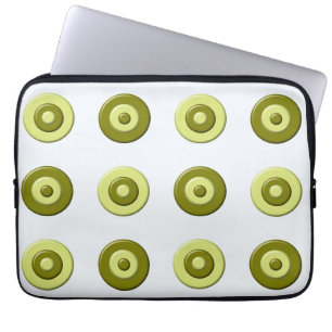 Protection Pour Ordinateur Portable points de polka abstraits