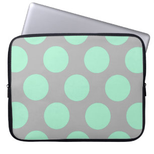 Protection Pour Ordinateur Portable Pois en bon état et douille grise d'ordinateur