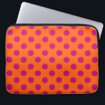 Protection Pour Ordinateur Portable Pois Fuchsia orange<br><div class="desc">Pois Fuchsia orange</div>