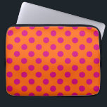 Protection Pour Ordinateur Portable Pois Fuchsia orange<br><div class="desc">Pois Fuchsia orange</div>
