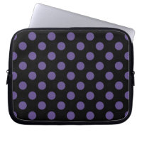 Pois ultra violets en noir