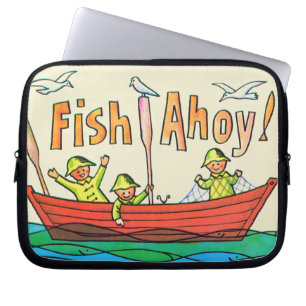 Protection Pour Ordinateur Portable Poissons oh !