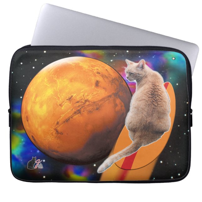 Protection Pour Ordinateur Portable Poivron Star Surfer-Cat (Devant)