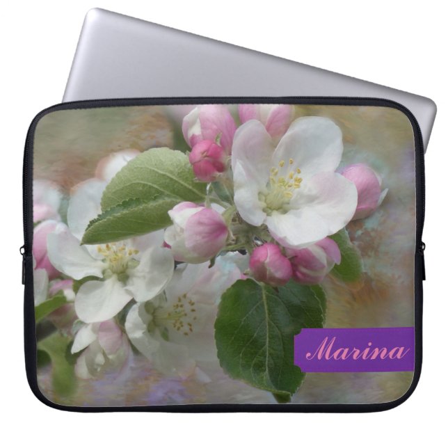 Protection Pour Ordinateur Portable Pomme Blossoms Portable (Devant)