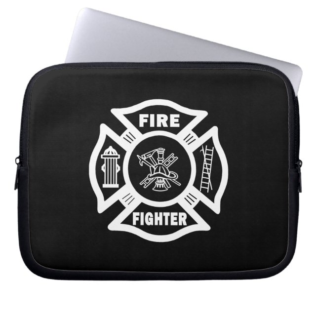 Protection Pour Ordinateur Portable Pompier maltais (Devant)