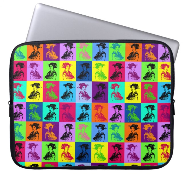 Protection Pour Ordinateur Portable Pop Geishas (Devant)