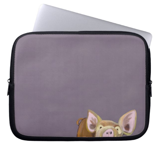 Protection Pour Ordinateur Portable Porc semi-transparent (Devant)