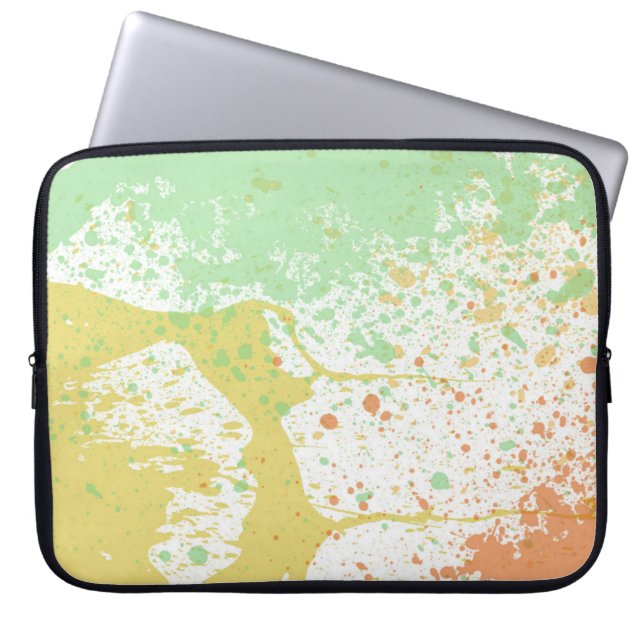 Protection Pour Ordinateur Portable Portable Abstrait Pastel Splattered (Devant)