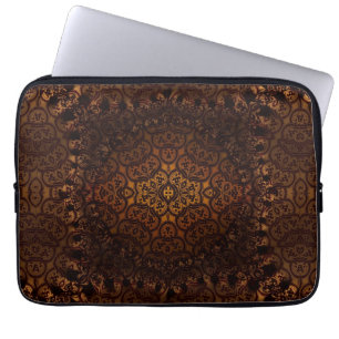Protection Pour Ordinateur Portable Portable médiéval Damask Arabesque