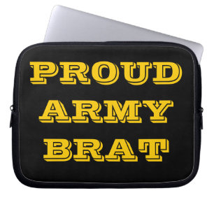 Protection Pour Ordinateur Portable Portable Sleeve Fière Brat de l'armée