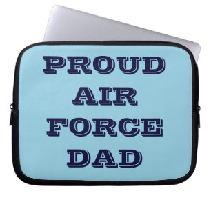 Protection Pour Ordinateur Portable Portable Sleeve Fière Force aérienne Papa