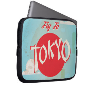 Protection Pour Ordinateur Portable Posters vintage Tokyo, Japon