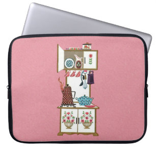 Protection Pour Ordinateur Portable Pot café vintage Antique Retro