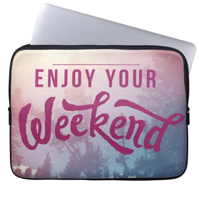 Protection Pour Ordinateur Portable Préparez pour le week-end (Devant)