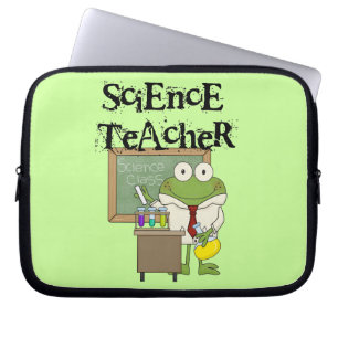 Protection Pour Ordinateur Portable Professeur de Sciences de grenouille