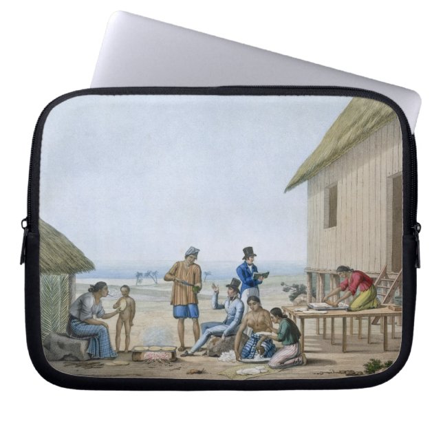 Protection Pour Ordinateur Portable Professions domestiques, Agagna, Guam, (Devant)