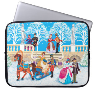 Protection Pour Ordinateur Portable Promenade hivernale