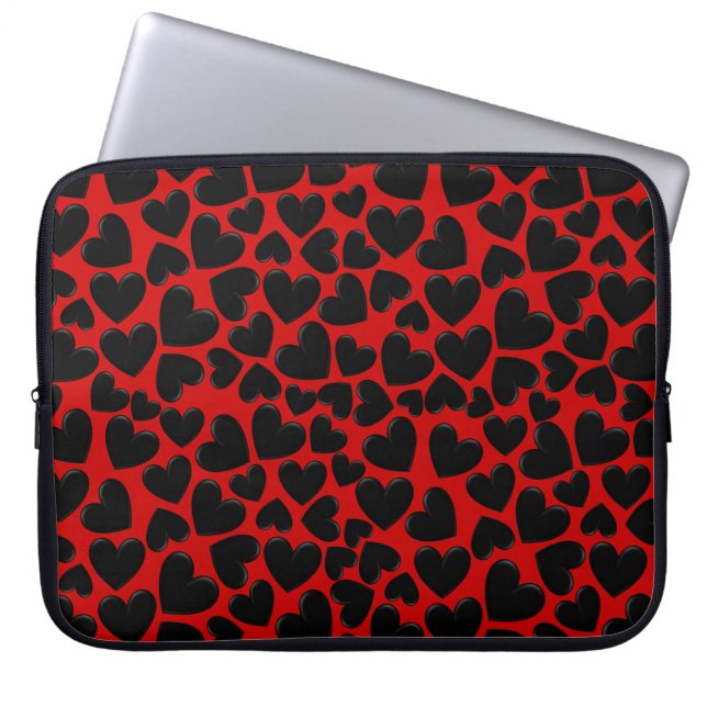 Protection Pour Ordinateur Portable Puffy Hearts (Devant)
