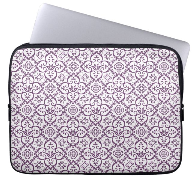Protection Pour Ordinateur Portable Purple Damaks Motif (Devant)